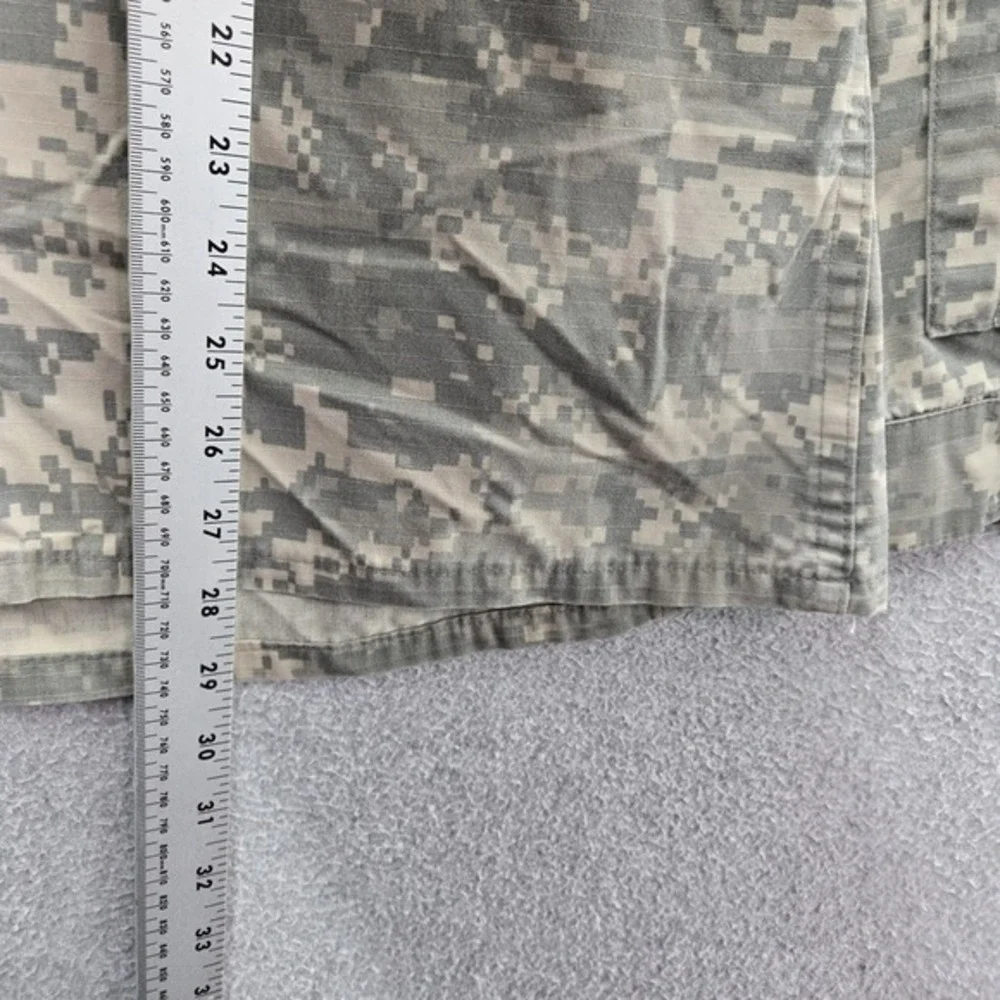 US Army Men Jacket Small Green‎ Digital Camo Combat Coat Military Riptstop
